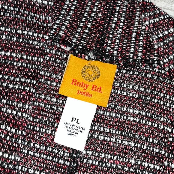 Ruby Rd Open Front Vest Size PL NWT - Picture 2 of 3